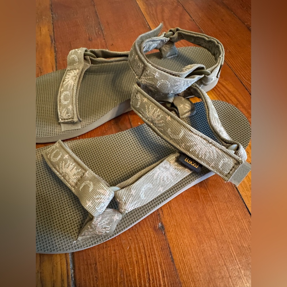 Teva Green Sun & Moon Original Strap Sandals